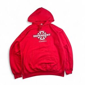 Vintage Y2K independent skateboards inspired "Dependent on Christ" hoodie